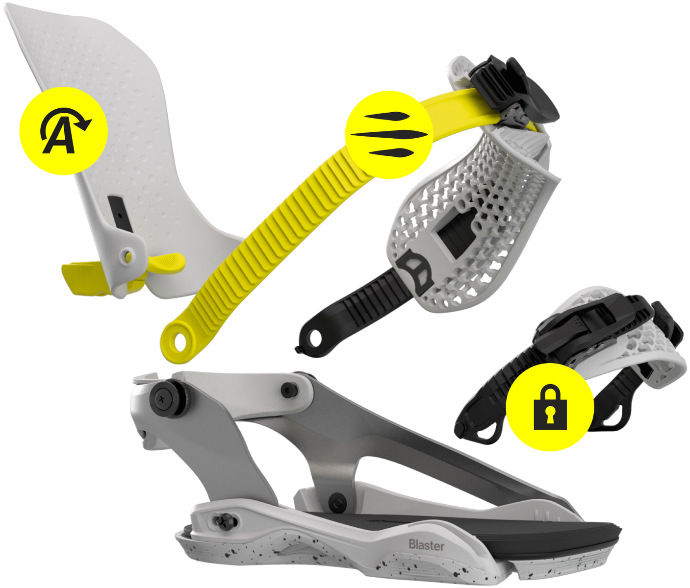 Bataleon Blaster AsymWrap™ FASE® x Tor Snowboard Bindings Bataleon Blaster AsymWrap™ FASE® x Tor Snowboard Bindings