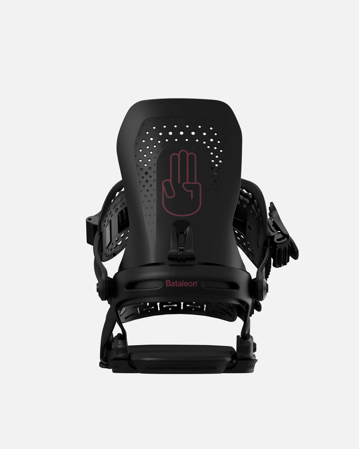 Women's bindings in black. Donna Asymwrap 2025 | Bataleon Snowboards™ 2025.