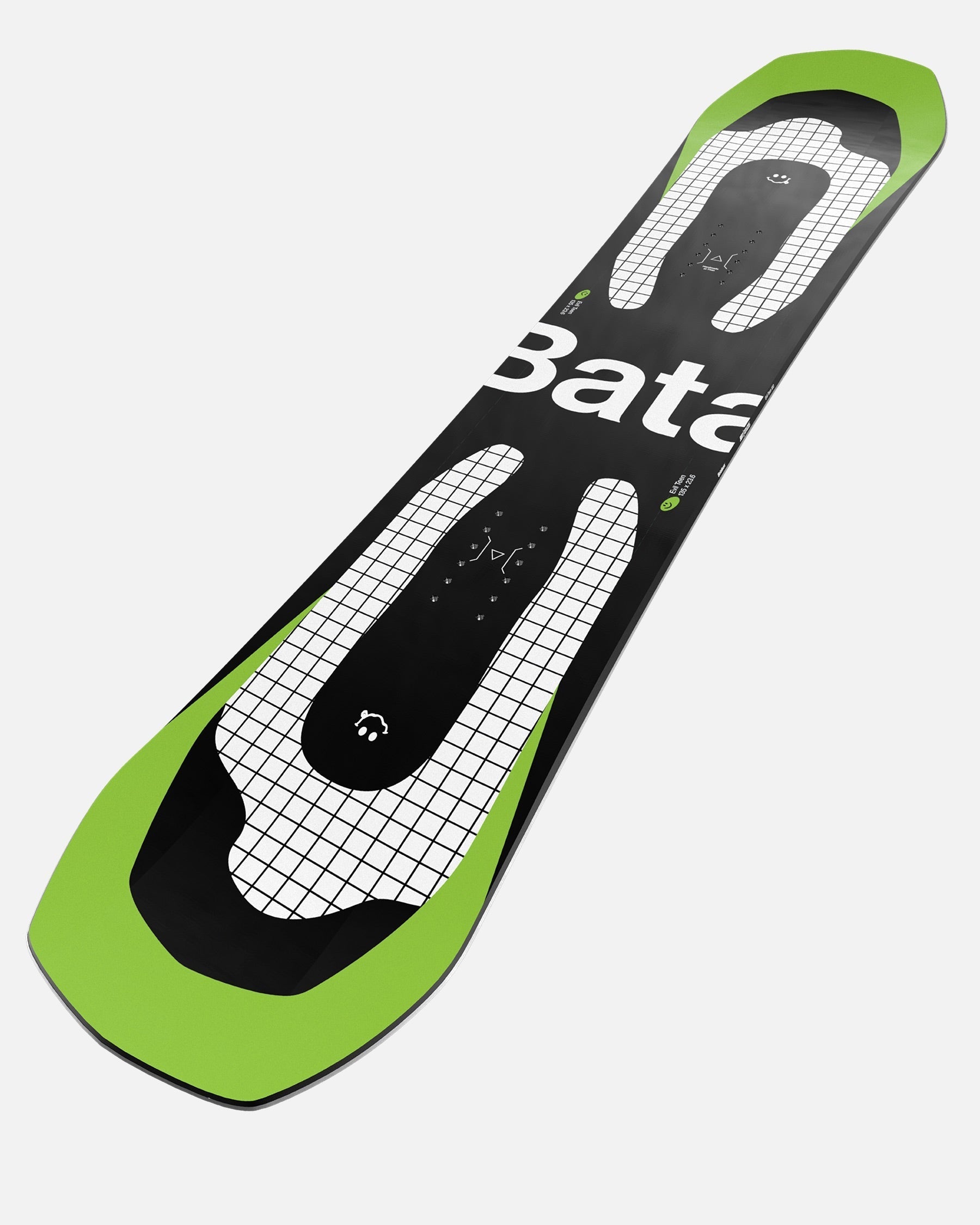 Youth snowboards in black and yellow. Evil Teen 2025 | Bataleon Snowboards™ 2025.