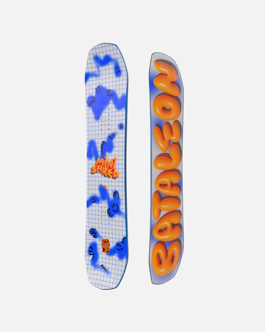 Children snowboard in black. Minishred 2025 | Bataleon Snowboards™ 2025.