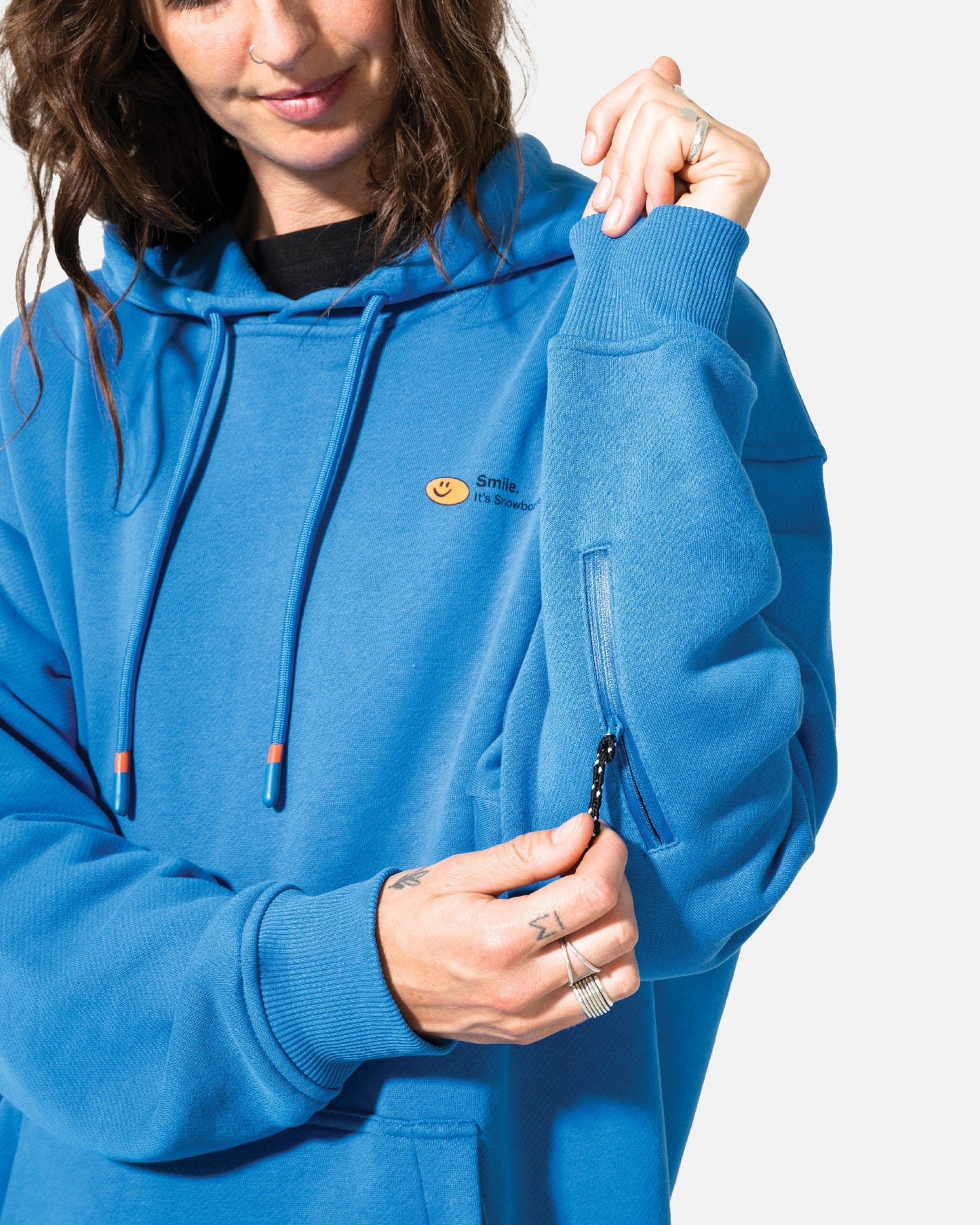 color-sky-blue Snowproof Hoodie 2025 | Bataleon Snowboards™ hoodie