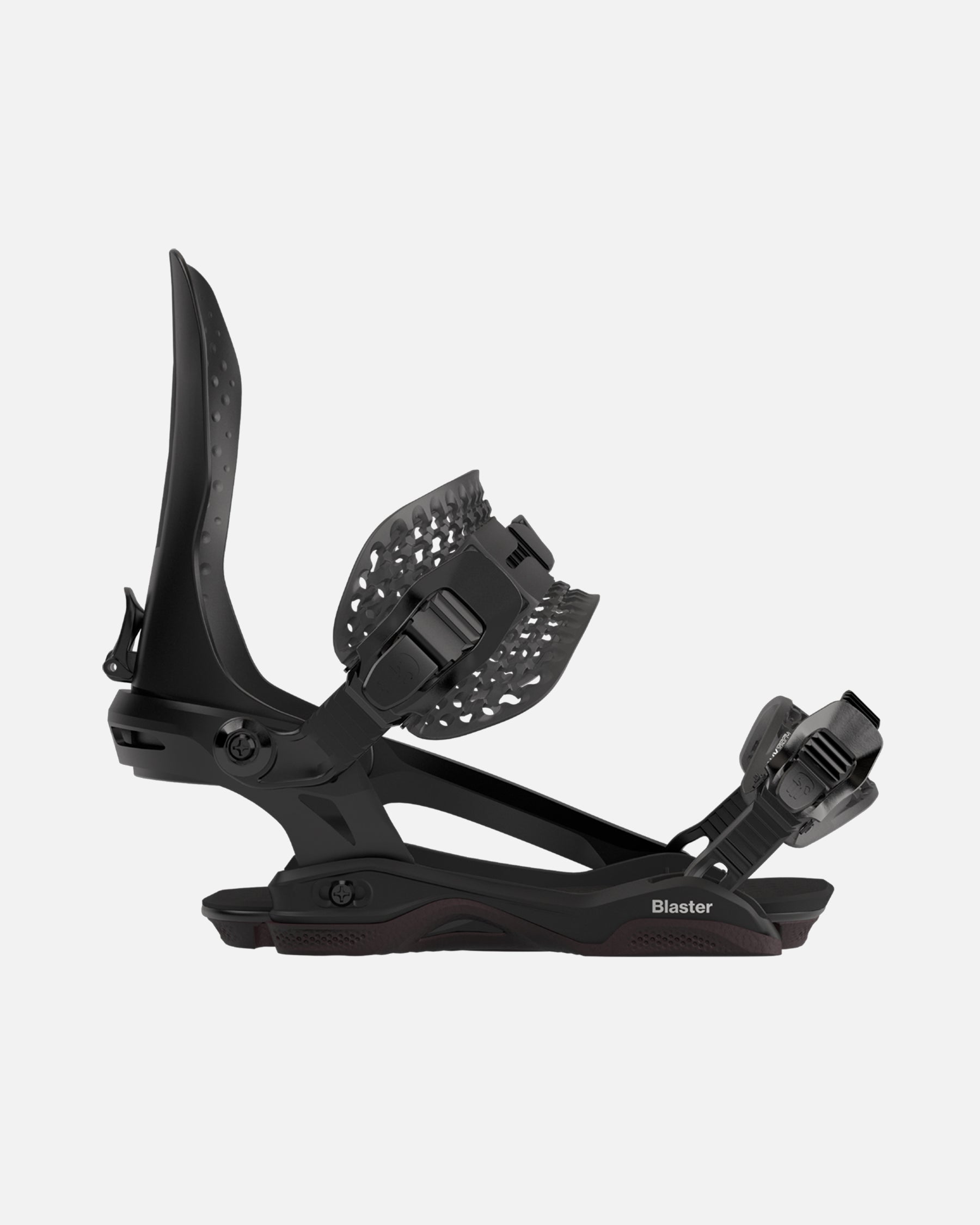 color-black Bataleon blaster Asymwrap 2023-2024 black mens snowboard bindings five