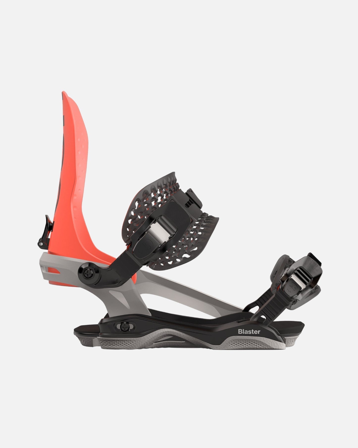 color-neon-red/glacier-gray Bataleon blaster Asymwrap 2023-2024 neon red glacier gray mens snowboard bindings