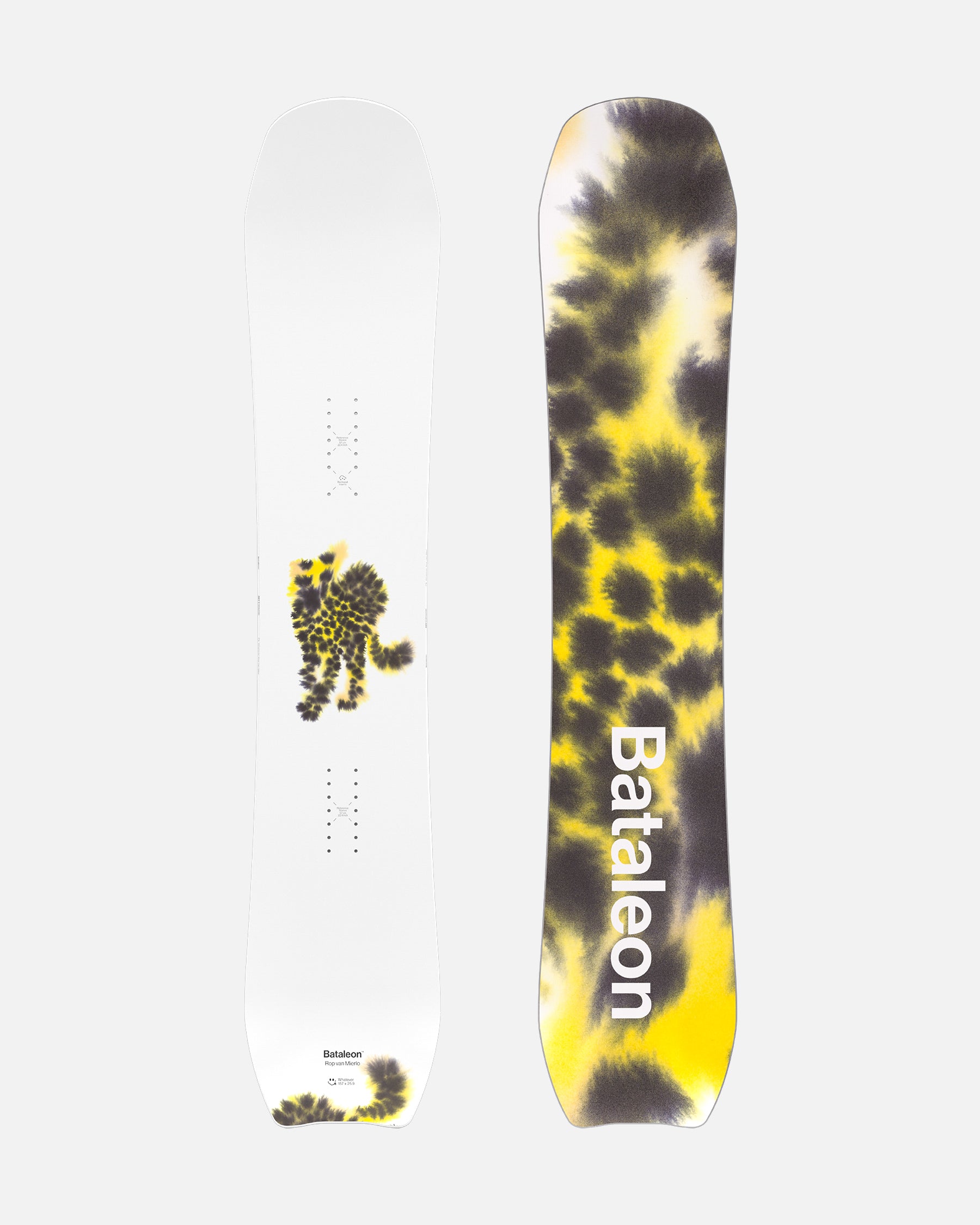 スノーボード Bataleon Whatever 157 22-23 Bataleon Whatever Snowboard - multicolor (white/black/orange)