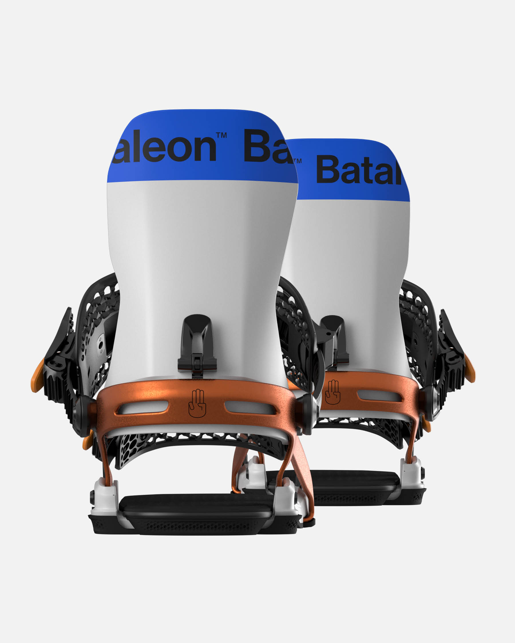 color-bone-white-copper Blaster Asymwrap 2025 | Bataleon Snowboards™ best bindings for snowboard