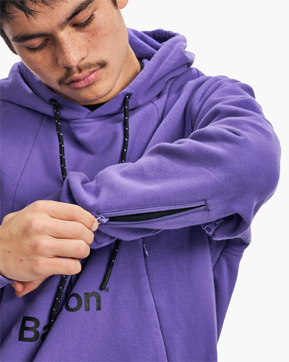 Bataleon Men s Delta Riding Hoodie Violet 2023 XL